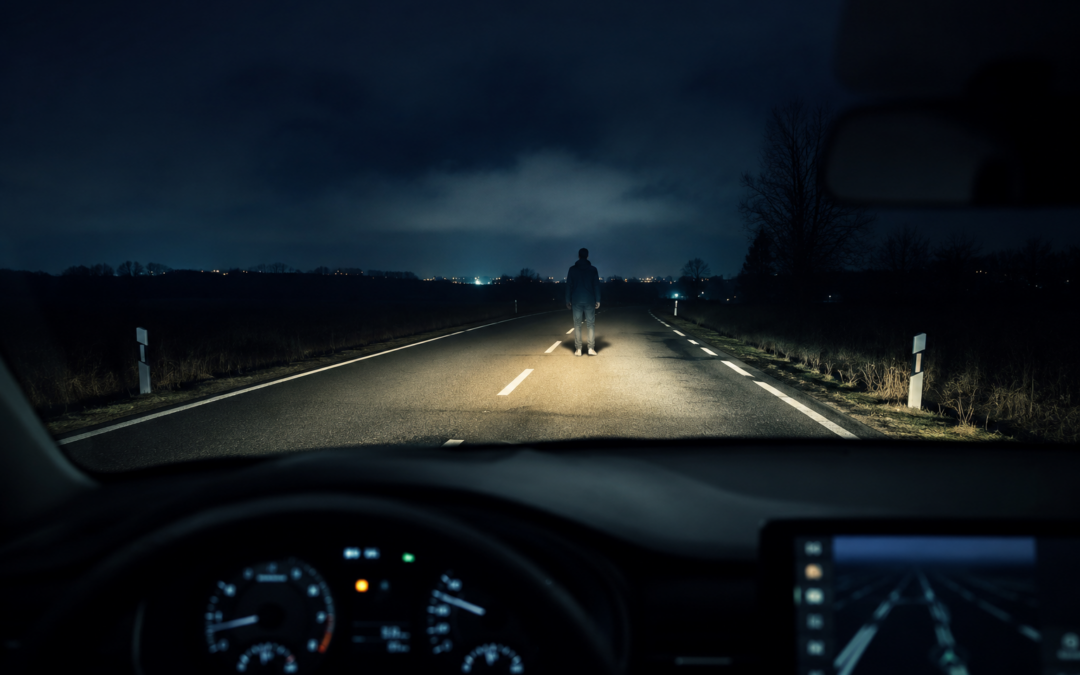 Piéton au milieu de la route : le conducteur est-il responsable en cas d&rsquo;accident ?